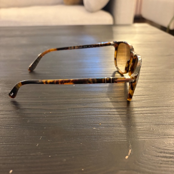 Persol PO3019S Square Sunglasses Caffe Brown Gradient 55mm - Picture 3 of 6